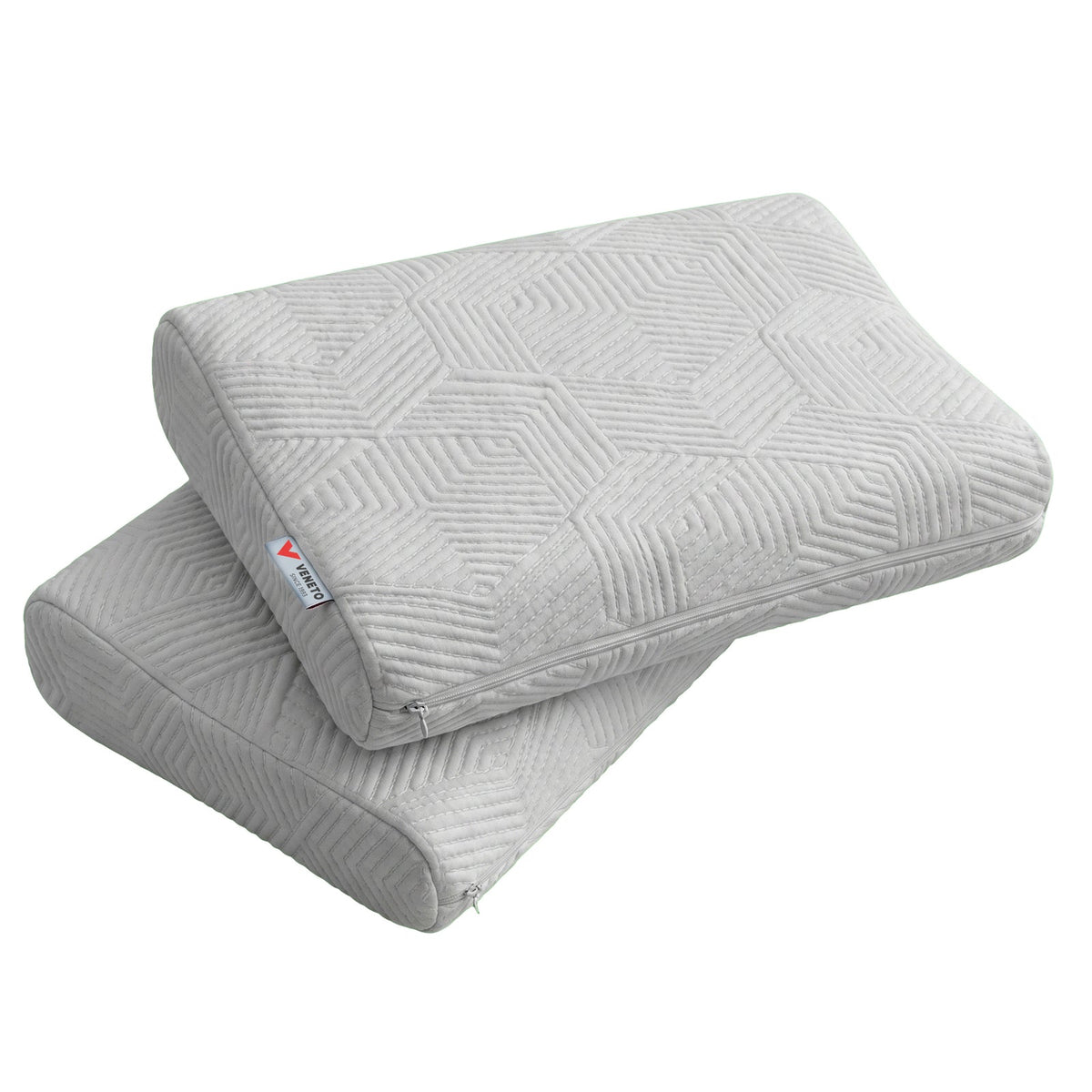 Two Veneto Breeze contoured pillows