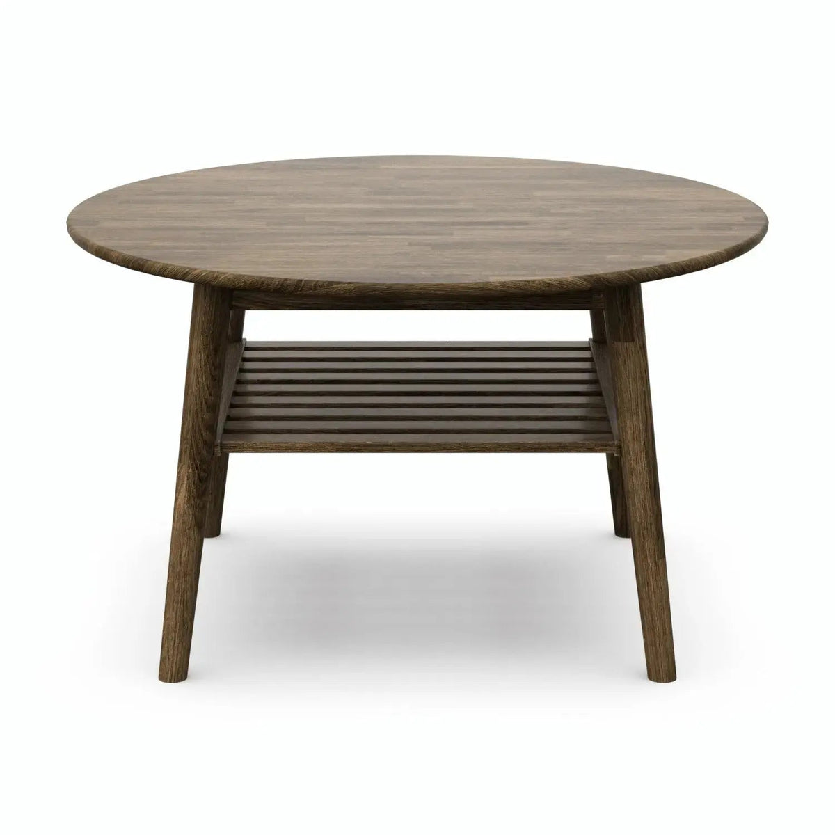 Veneto Italia Tables Erie Round Coffee Table with Shelf