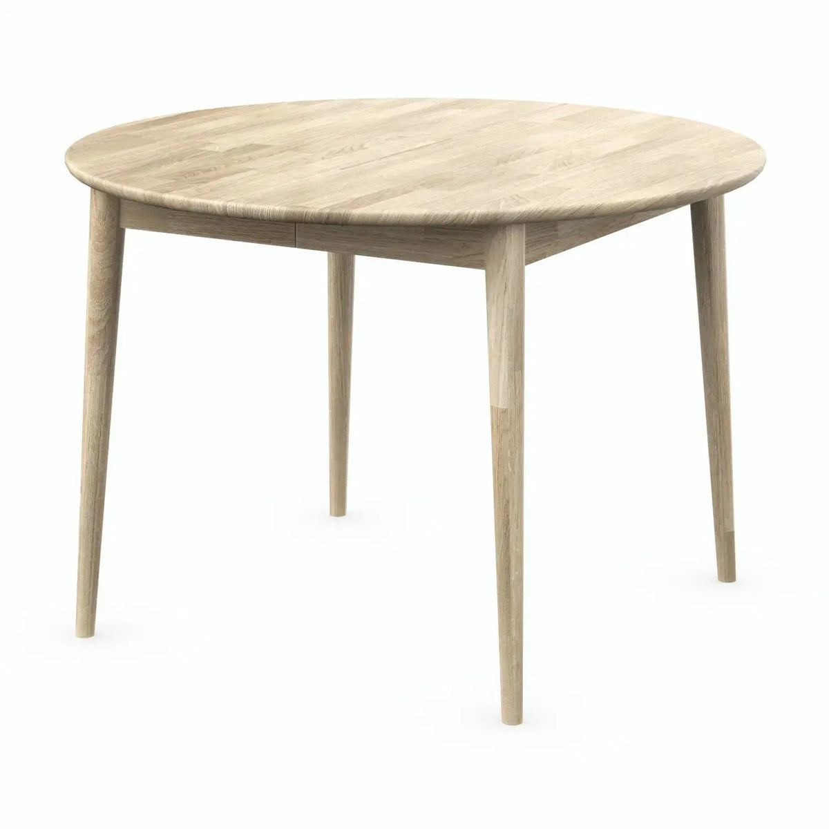 Veneto Italia Tables Erie round extendible dining table