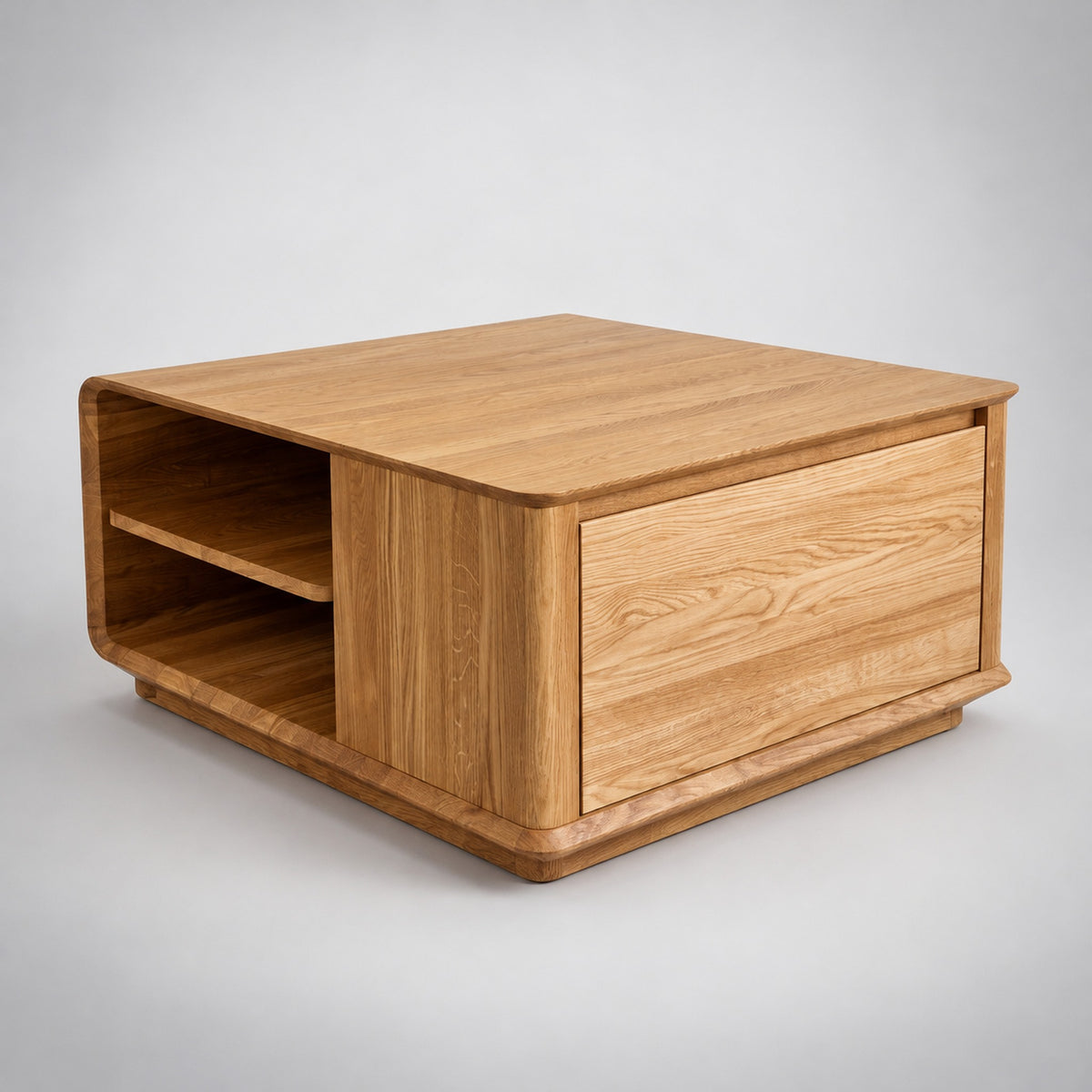 Cwellyn coffee unit, oak, natural wax oil