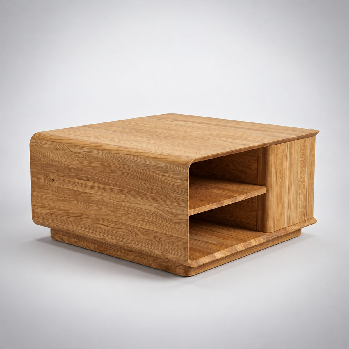 Cwellyn coffee unit, oak, natural wax oil