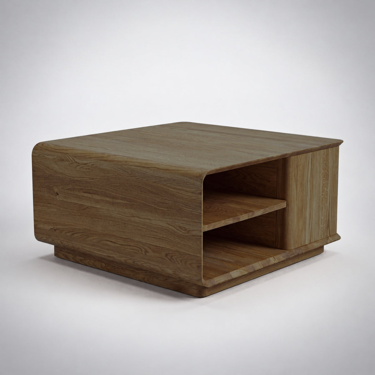 Cwellyn coffee unit, oak, smoked oil