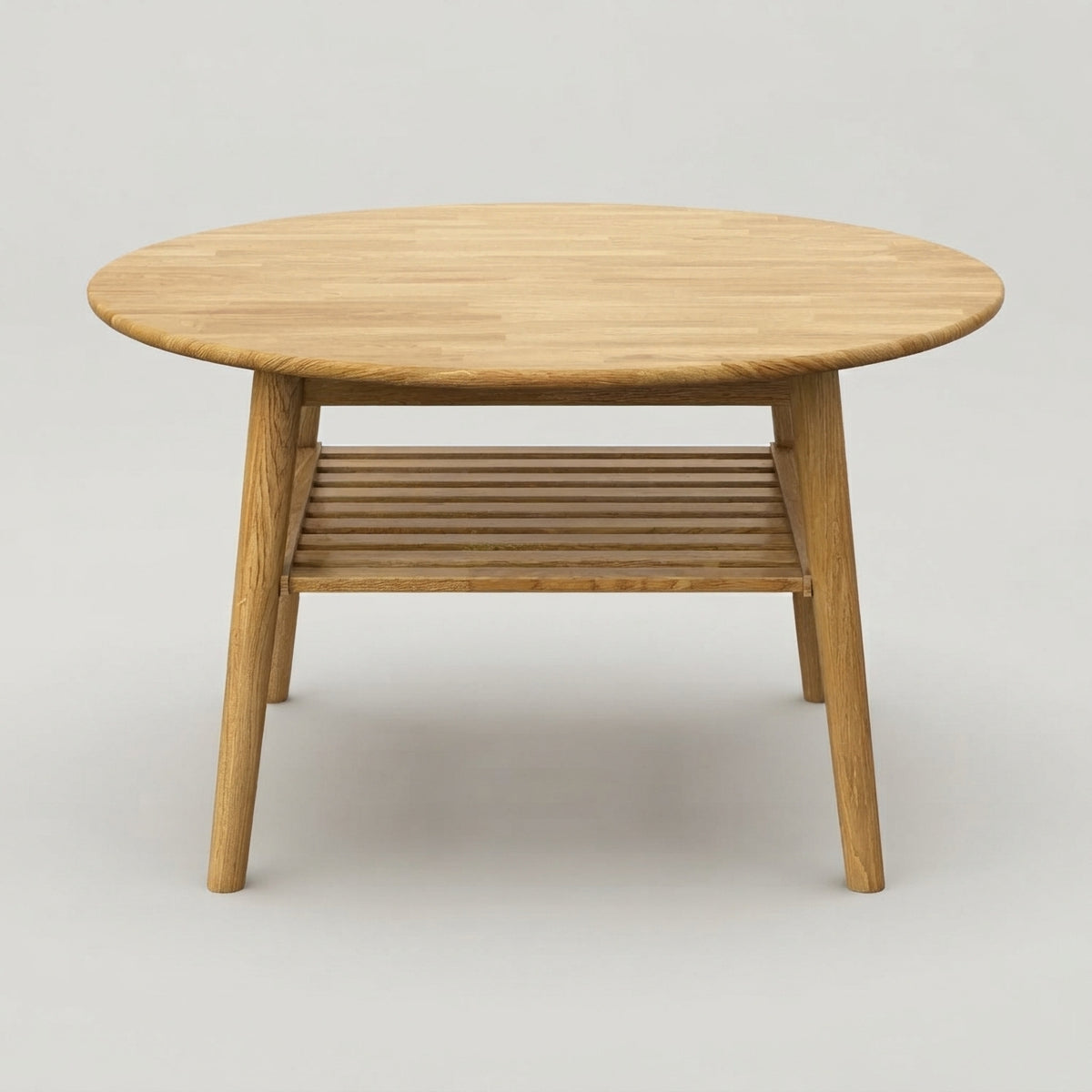 Erie Round Coffee Table with Shelf