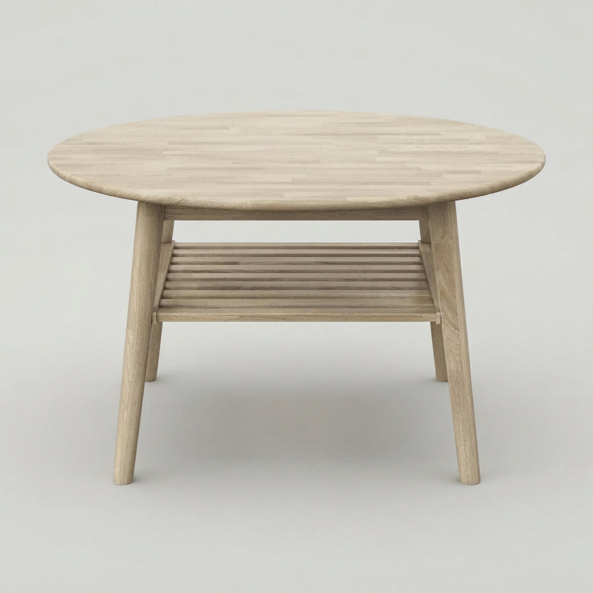 Erie Round Coffee Table with Shelf