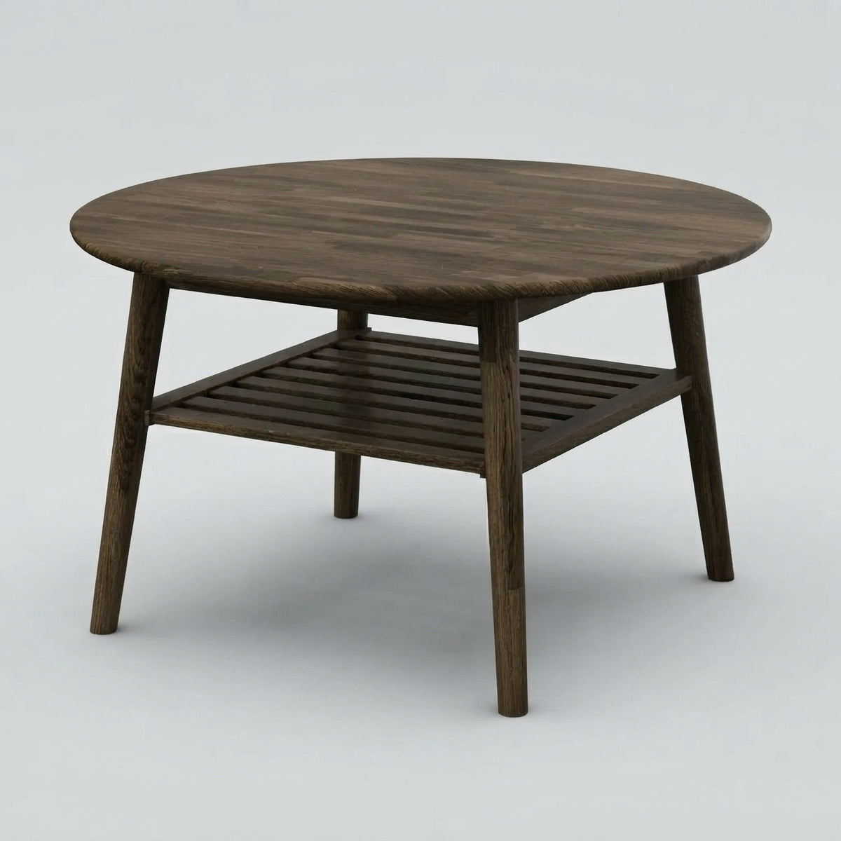 Erie Round Coffee Table with Shelf