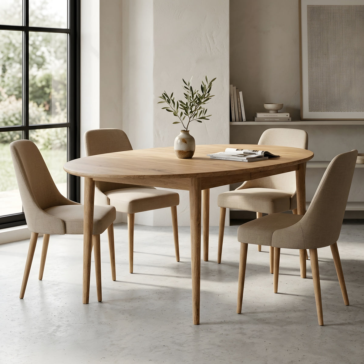 Erie Oval Extendable Dining Table