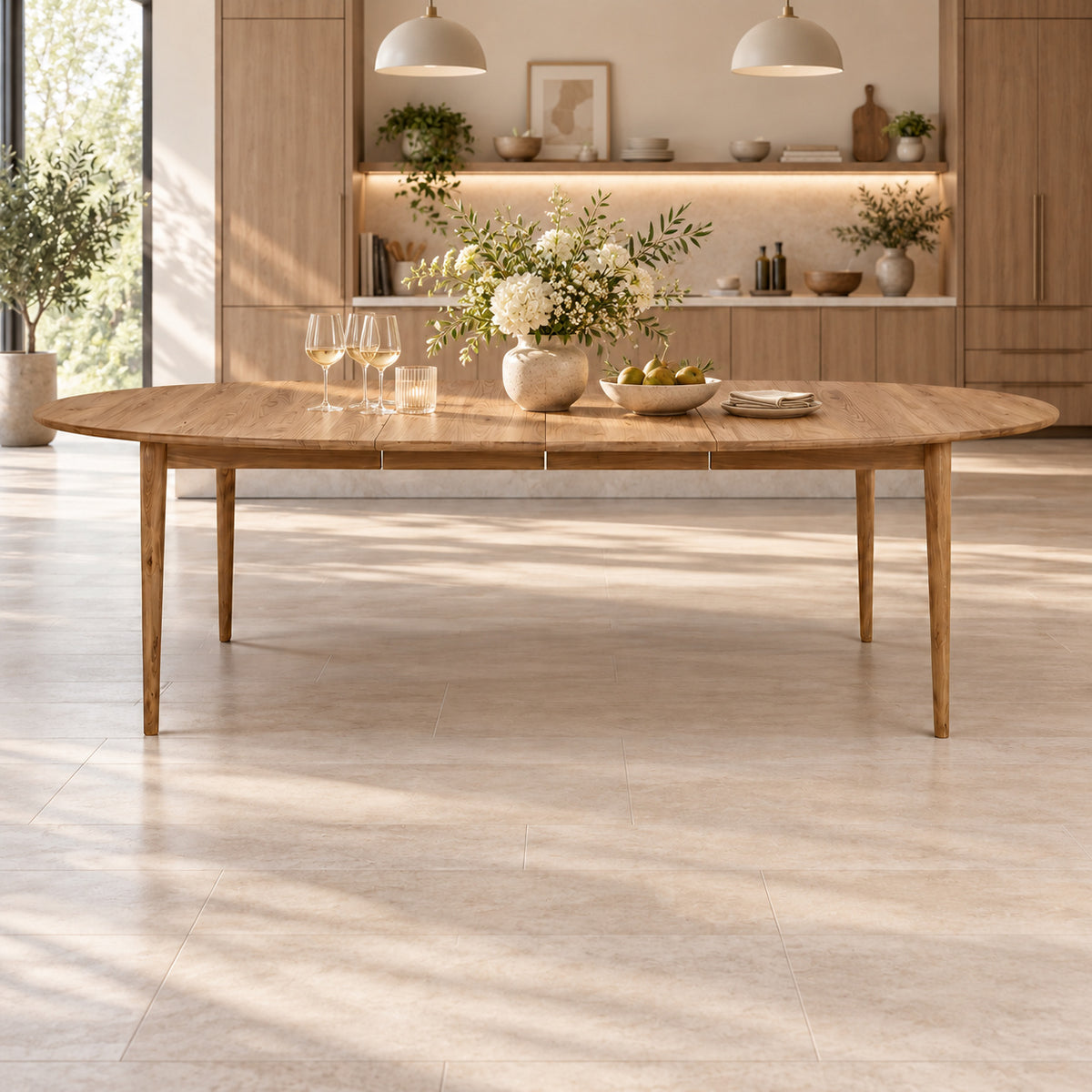 Erie Oval Extendable Dining Table