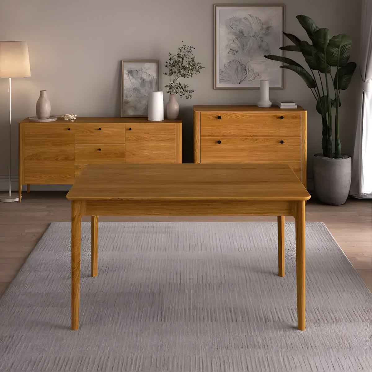 Garda Dining Table with Side Butterfly Extension