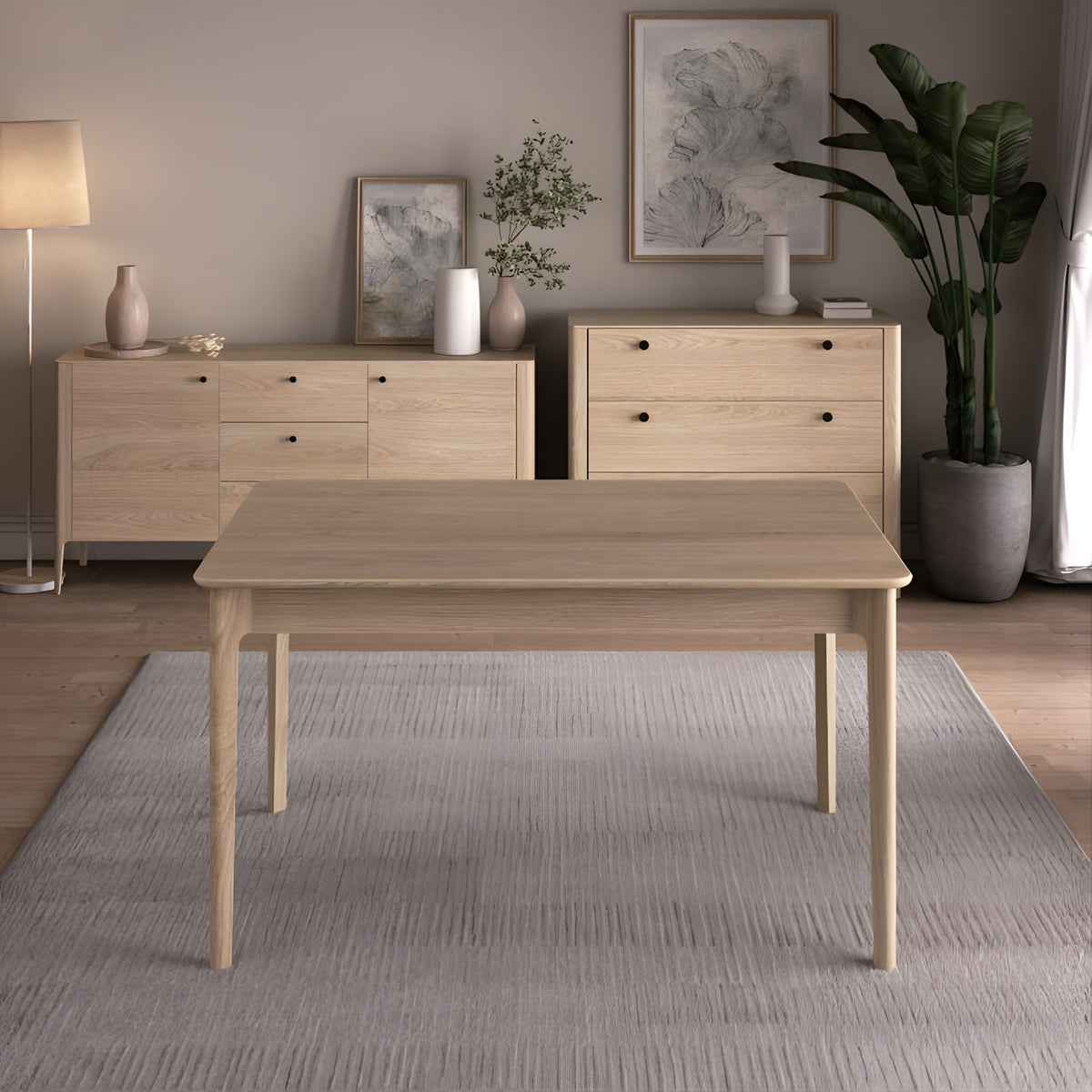 Garda Dining Table with Side Butterfly Extension