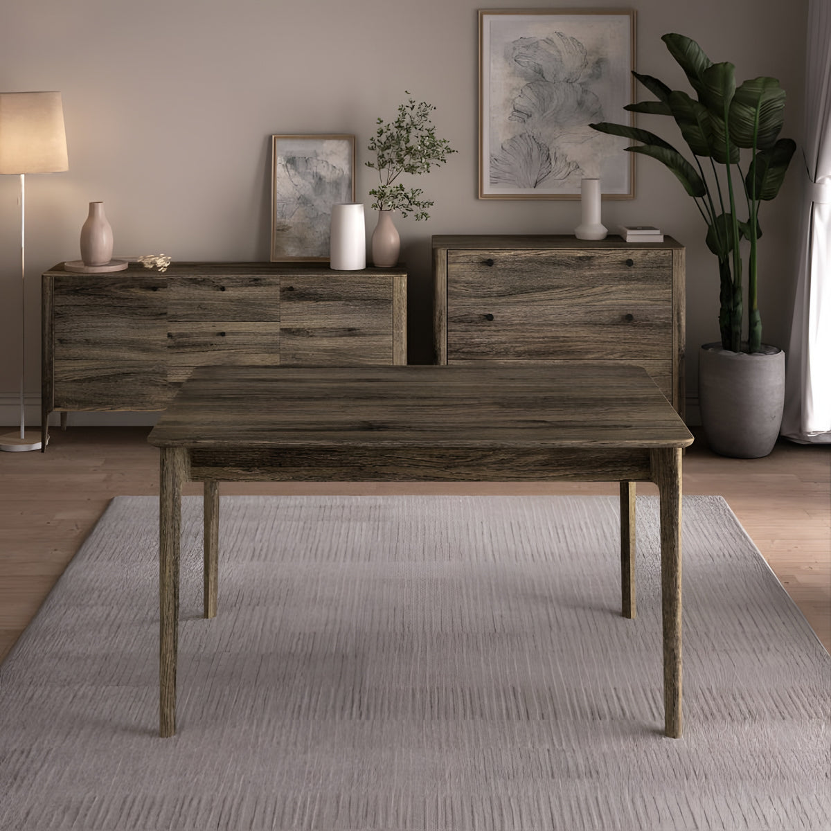 Garda Dining Table with Side Butterfly Extension