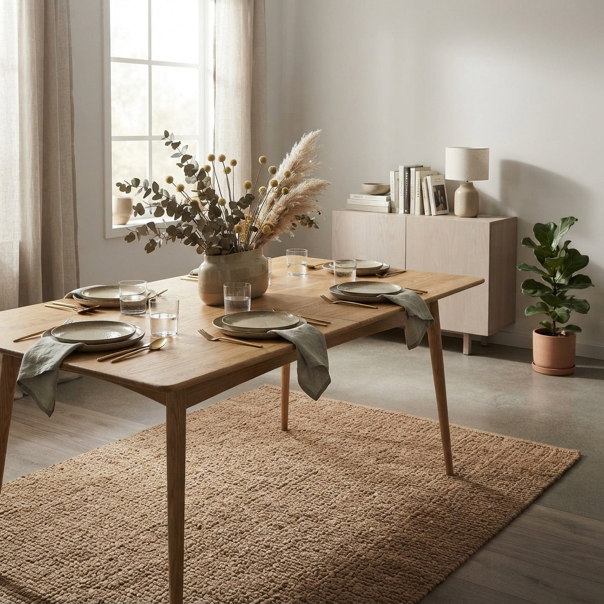 Kiruna Dining Table with Butterfly Extension