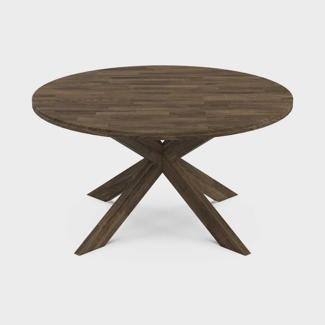 Завантажити відео: Laukaa Round Extendable Dining Table