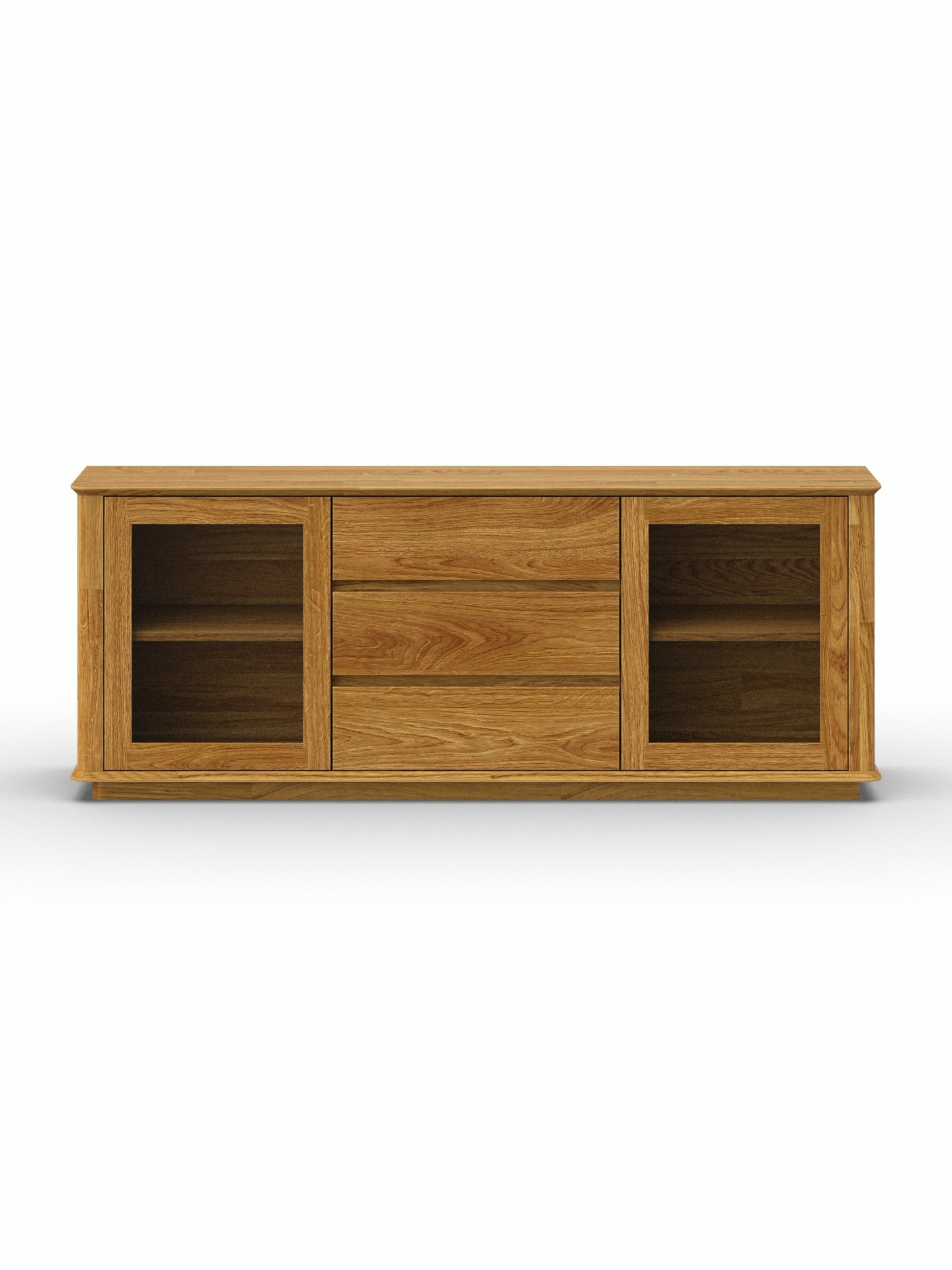 Скляний буфет Cwellyn Oak