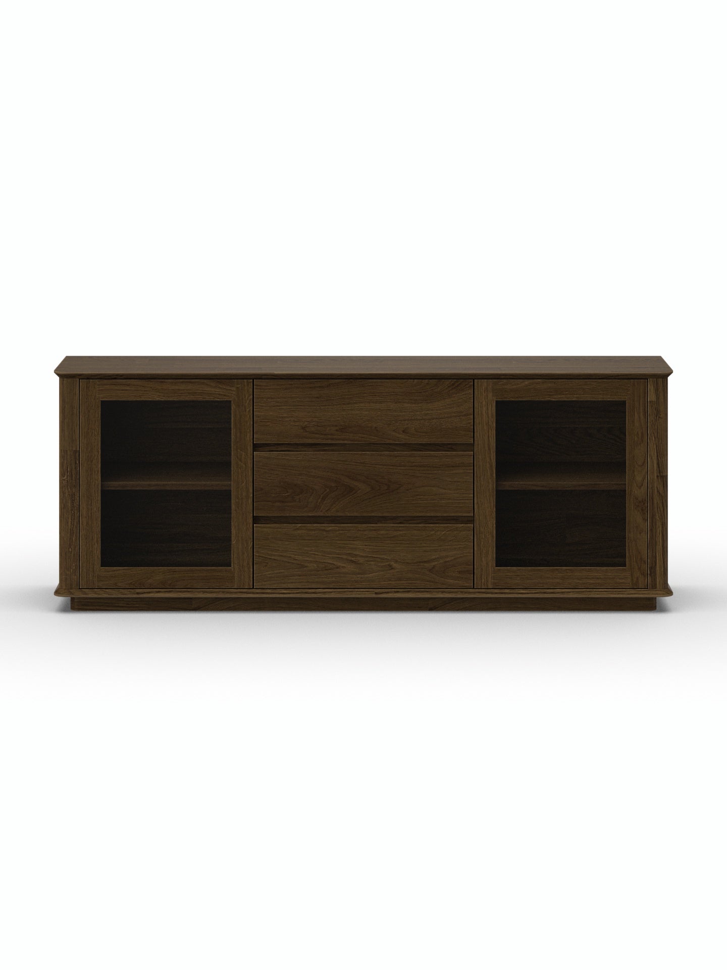 Скляний буфет Cwellyn Oak