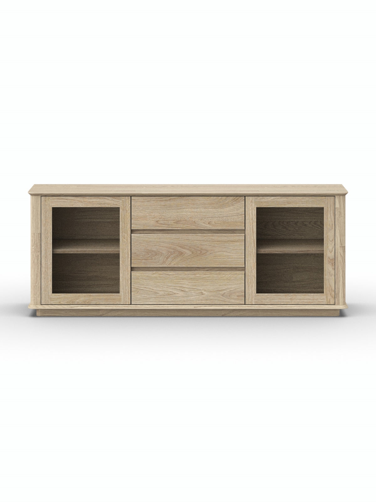 Скляний буфет Cwellyn Oak