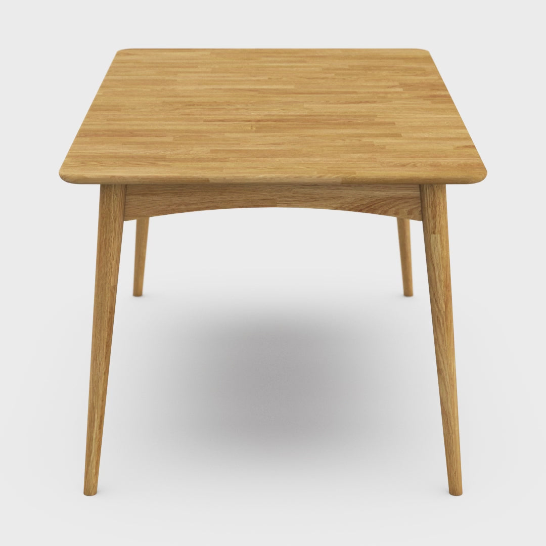 Завантажити відео: Kiruna Dining Table with Butterfly Extension