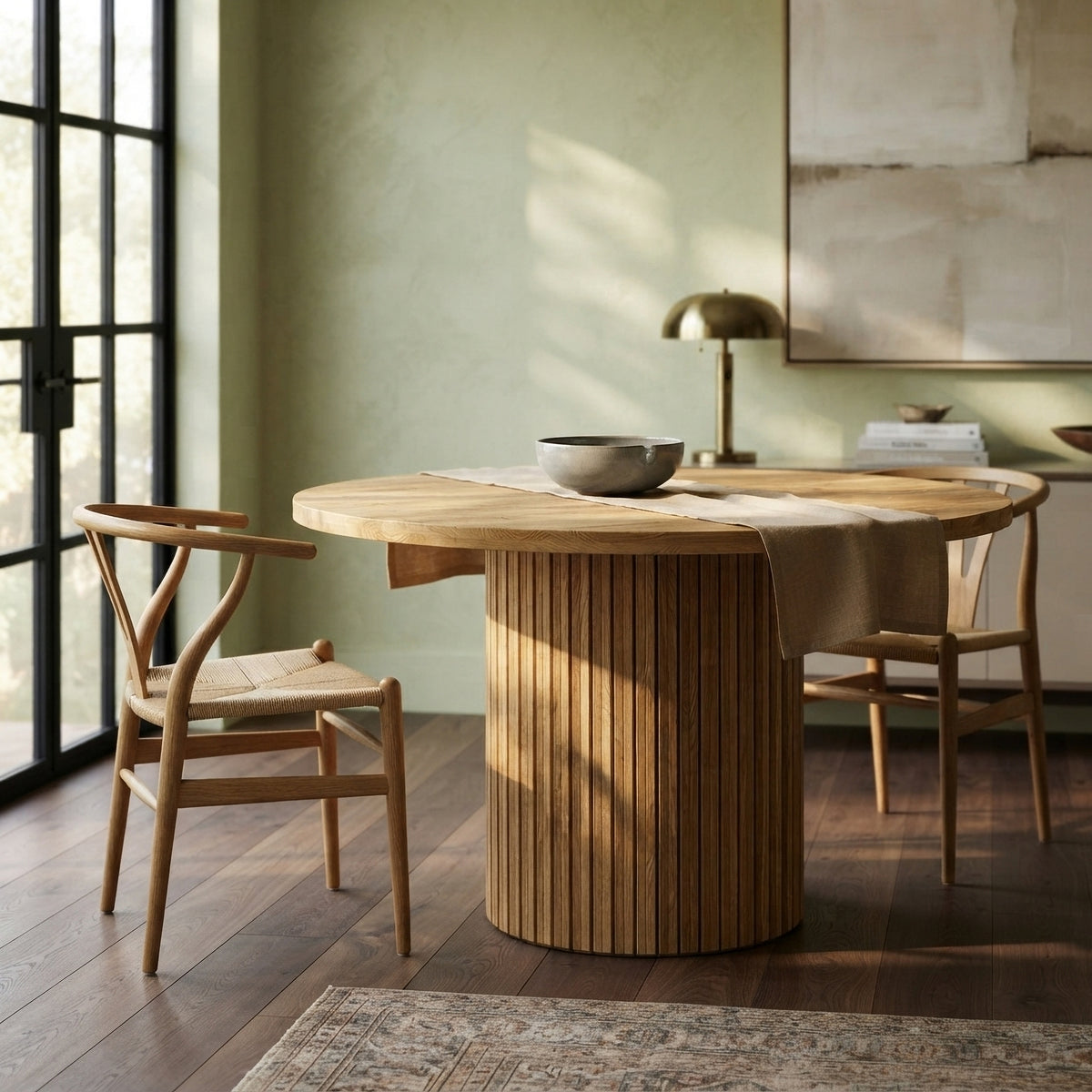 Tromso Round Extendable Dining Table