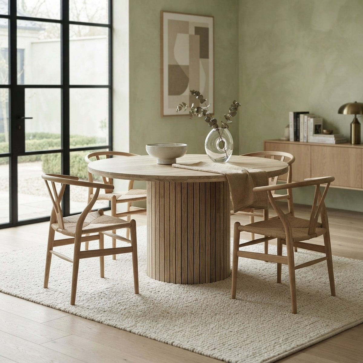 Tromso Round Extendable Dining Table