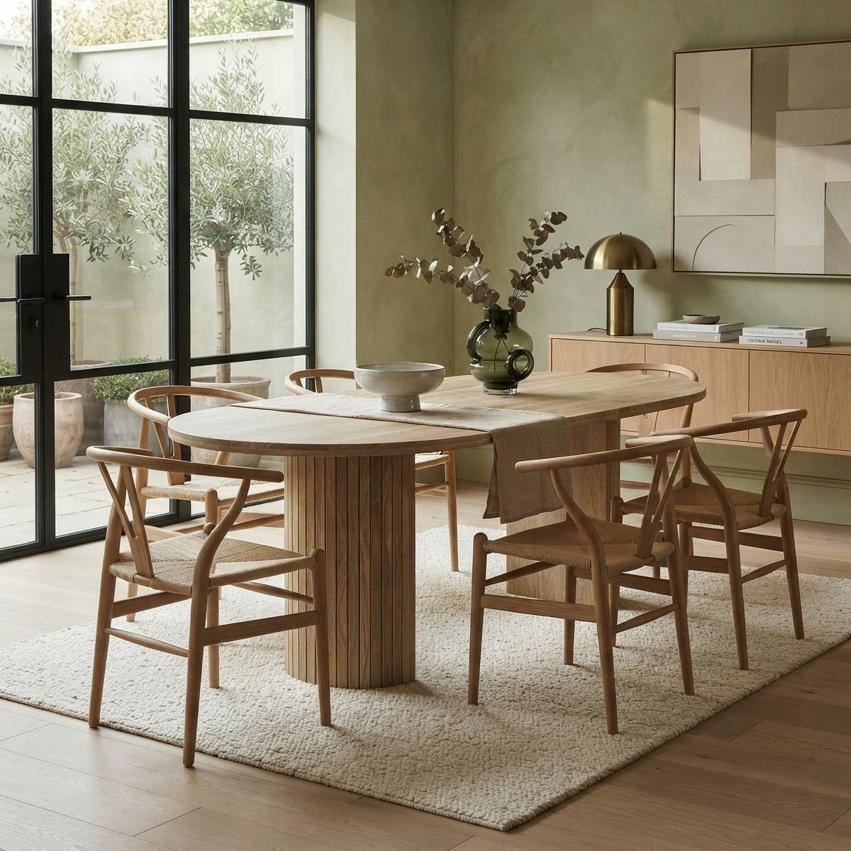 Tromso Round Extendable Dining Table